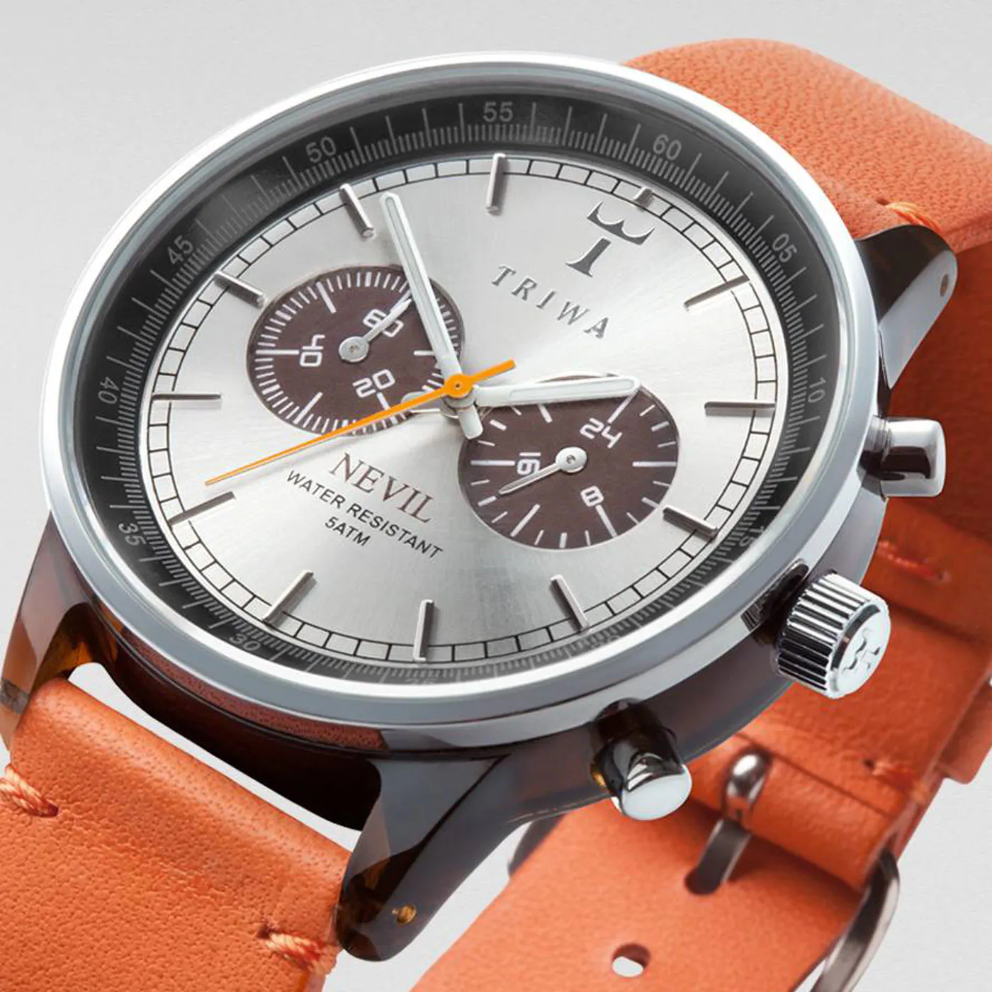 Triwa Nevil Chronograph - Havana Orange | undefined | Huckberry