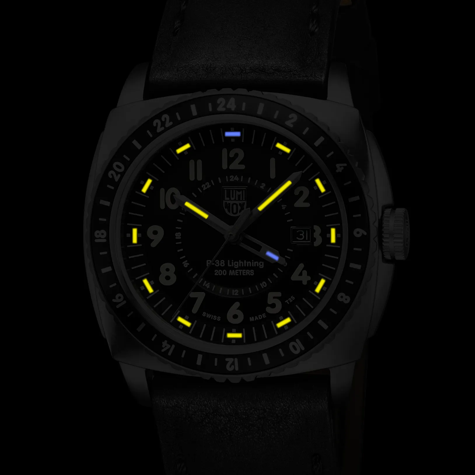 Luminox P-38 Lightning GMT - Black Strap | undefined | Huckberry