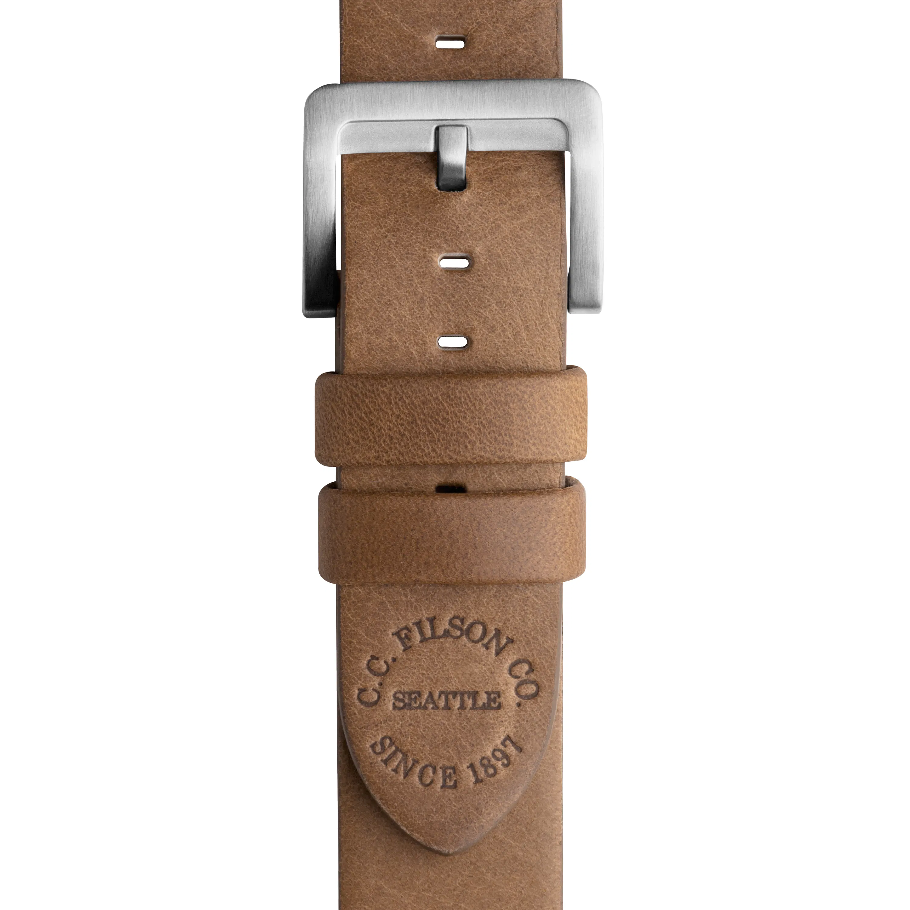 backpacking watch leather wristband Premium Apple Strap from Bullstrap | Leather Apple Watch Strap - Terra | Black Hardware | Apple Watch Series 10 Integrated quick release spring bars Color Clam Travel Watch Carry Case