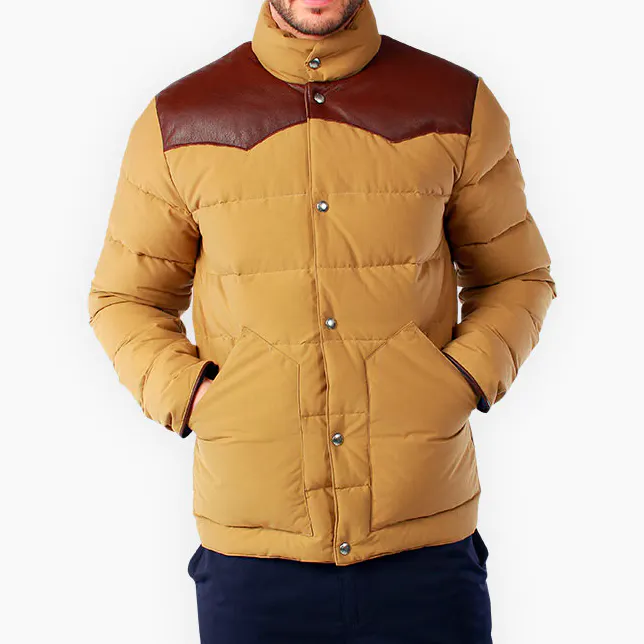 Penfield Pelam Leather Yoke Down - Tan | undefined | Huckberry