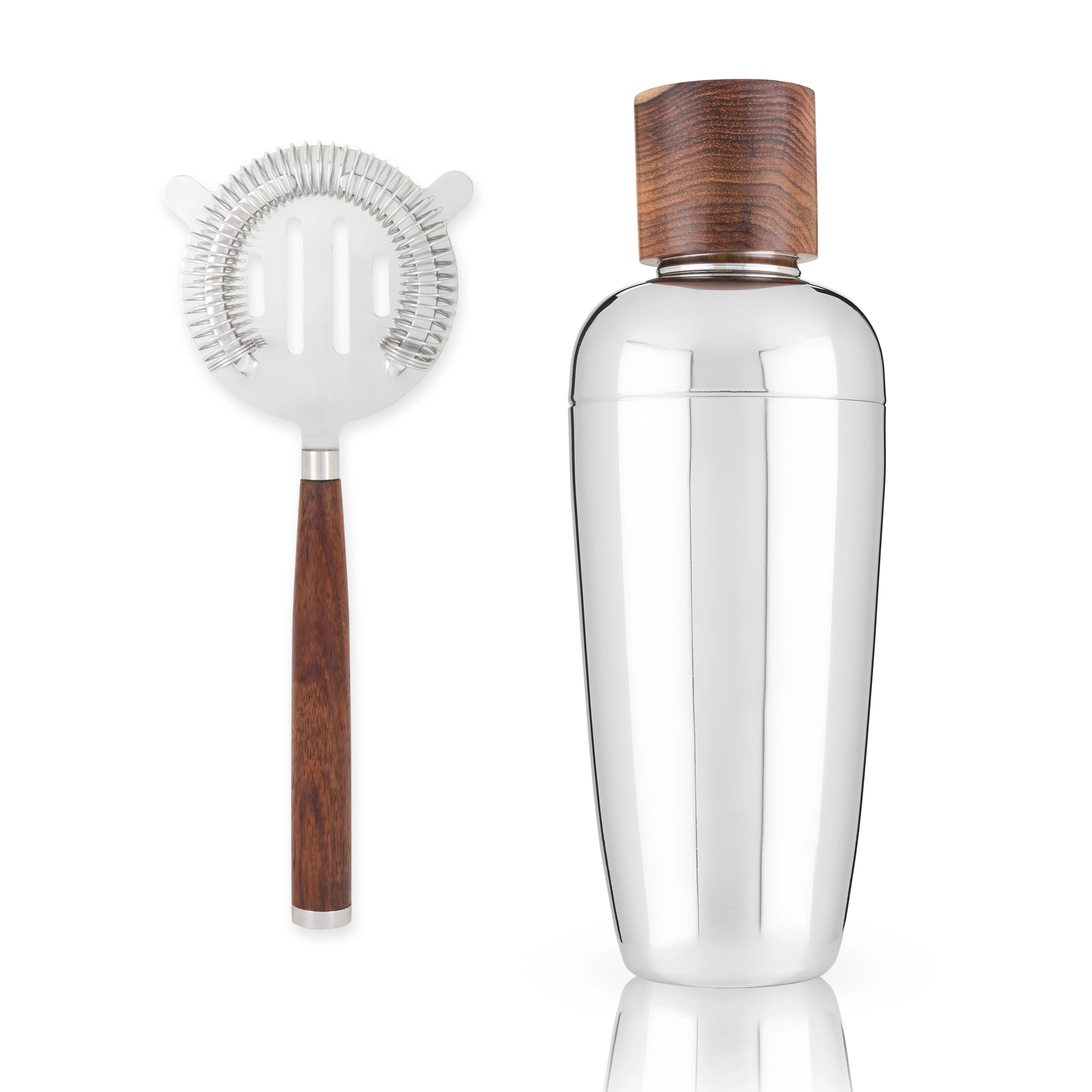 Viski Indian Rosewood Strainer + Shake - null | undefined | Huckberry