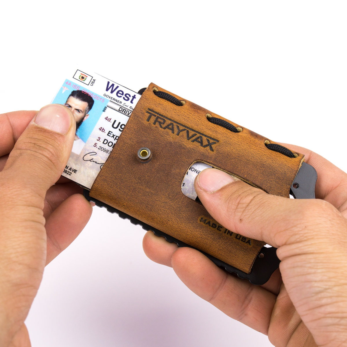 Trayvax Element Wallet - Tobacco Brown (Black Edition) | undefined
