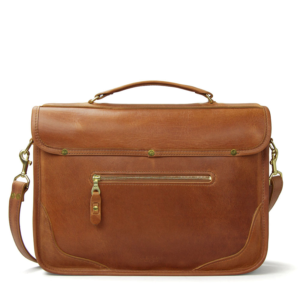 J.W. Hulme Co. Brief Bag - Saddle Heritage Leather | undefined