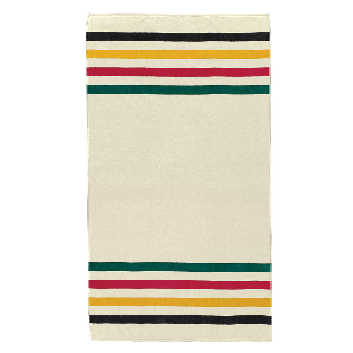 Pendleton Glacier National Park Beach Towel - White Stripe