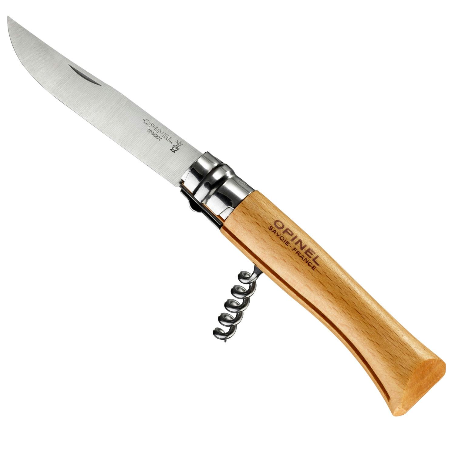 Opinel No. 10 Corkscrew folding knife