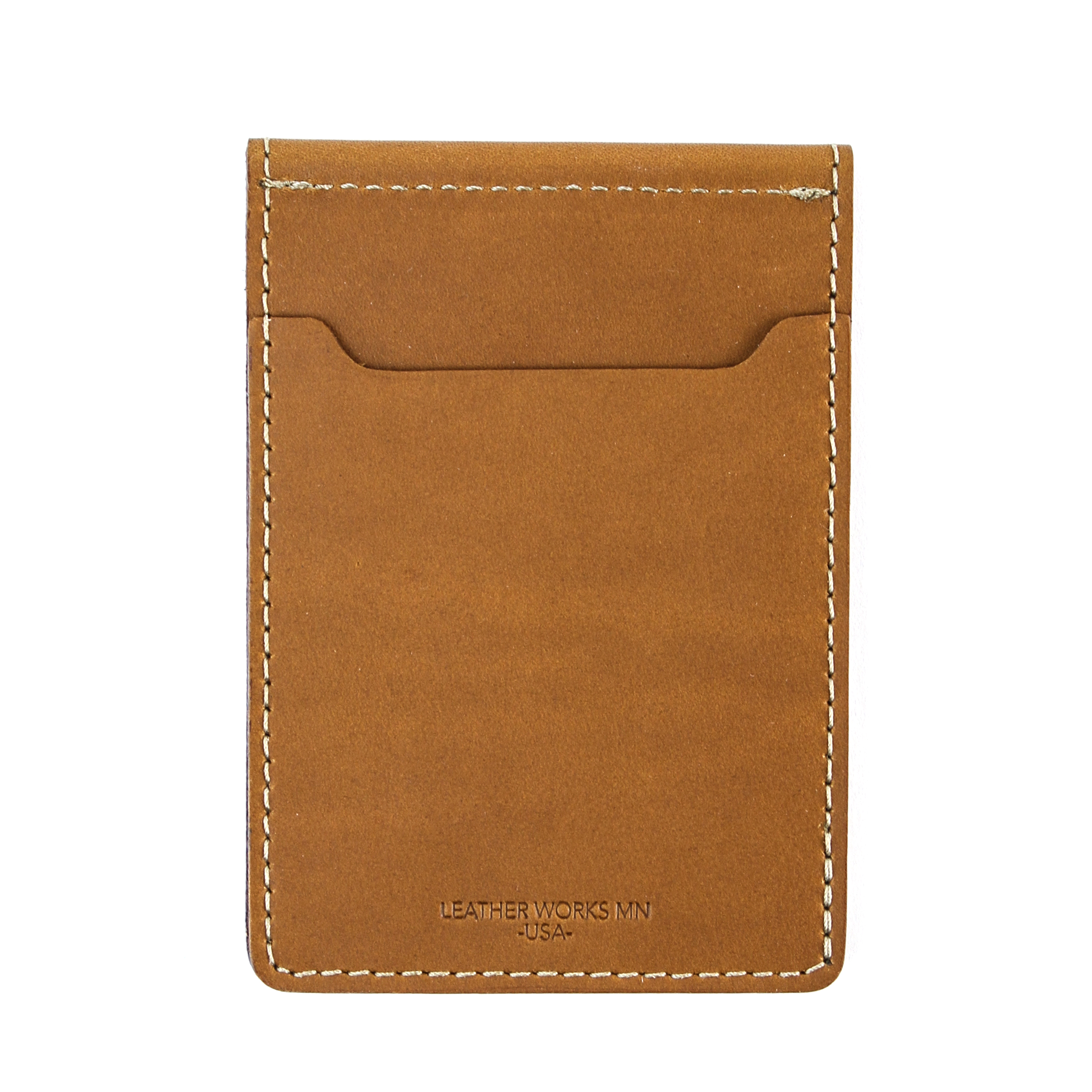 Leather Works MN Money Clip Wallet - London Tan | undefined
