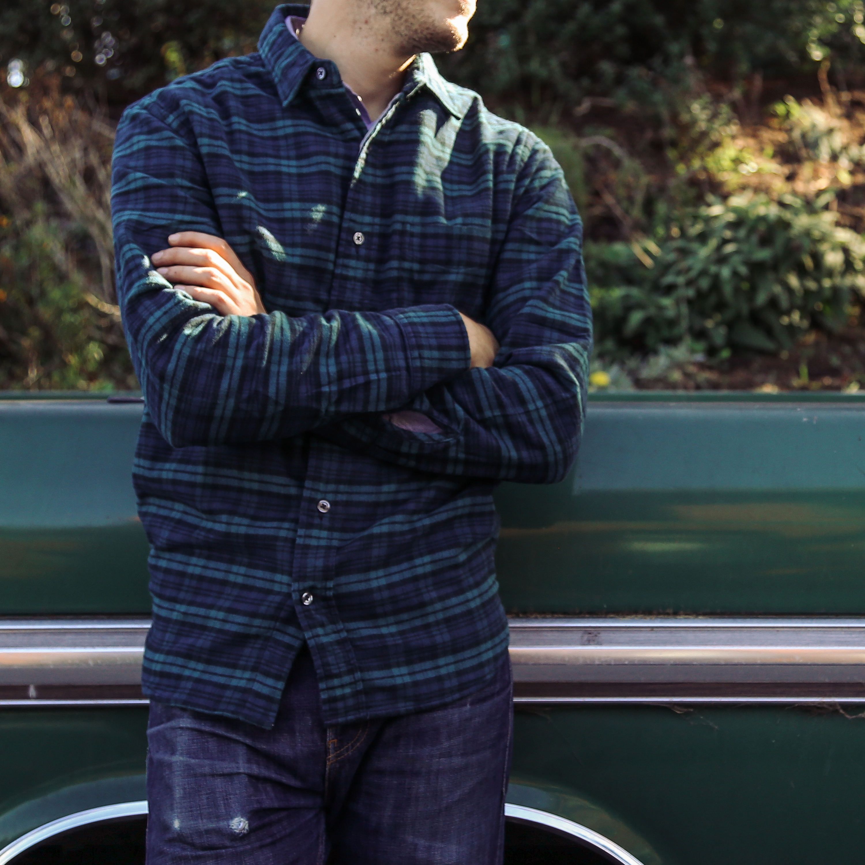 Relwen Plaid Double Flannel Blackwatch undefined Huckberry