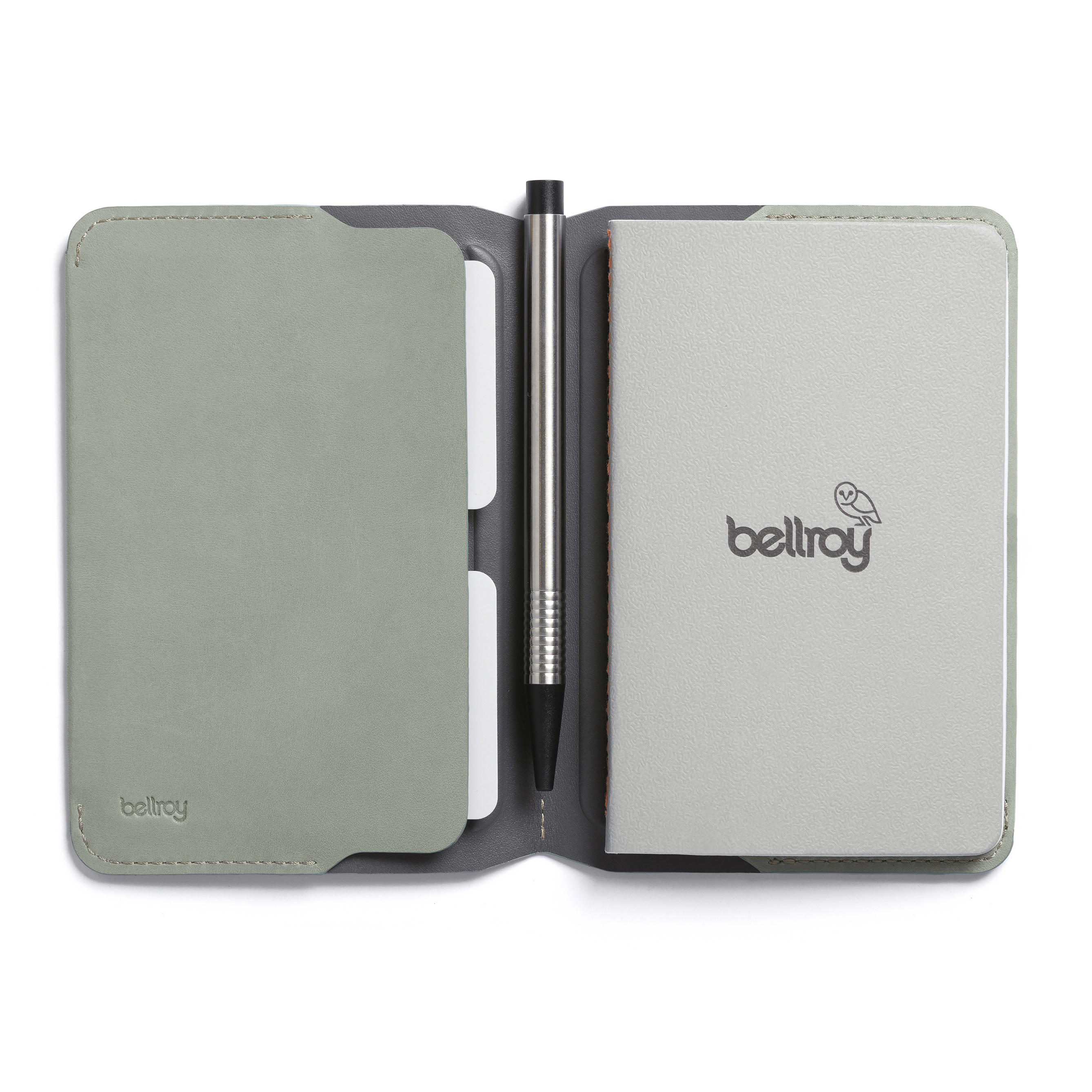 ベルロイ bellroy Notebook Cover （Everglade色） Amazon.com: Bellroy Notebook Cover (Leather Folio for