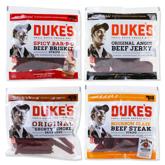Duke's (4) Duke's Beef Jerky Combo Pack One Color Kitchen Huckberry