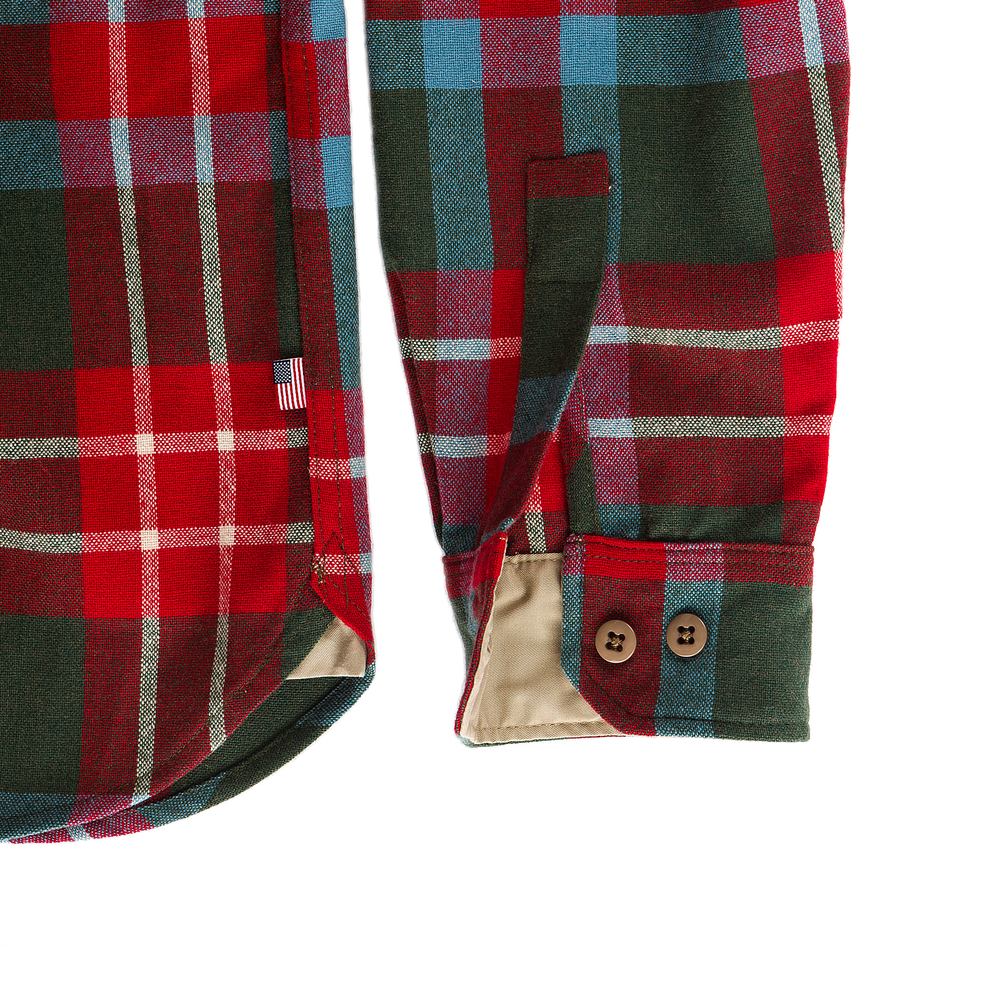 トップス Ameri UND CHECK WOOL OVER SHIRT Woolrich x Huckberry Wool Overshirt - Red Plaid | undefined