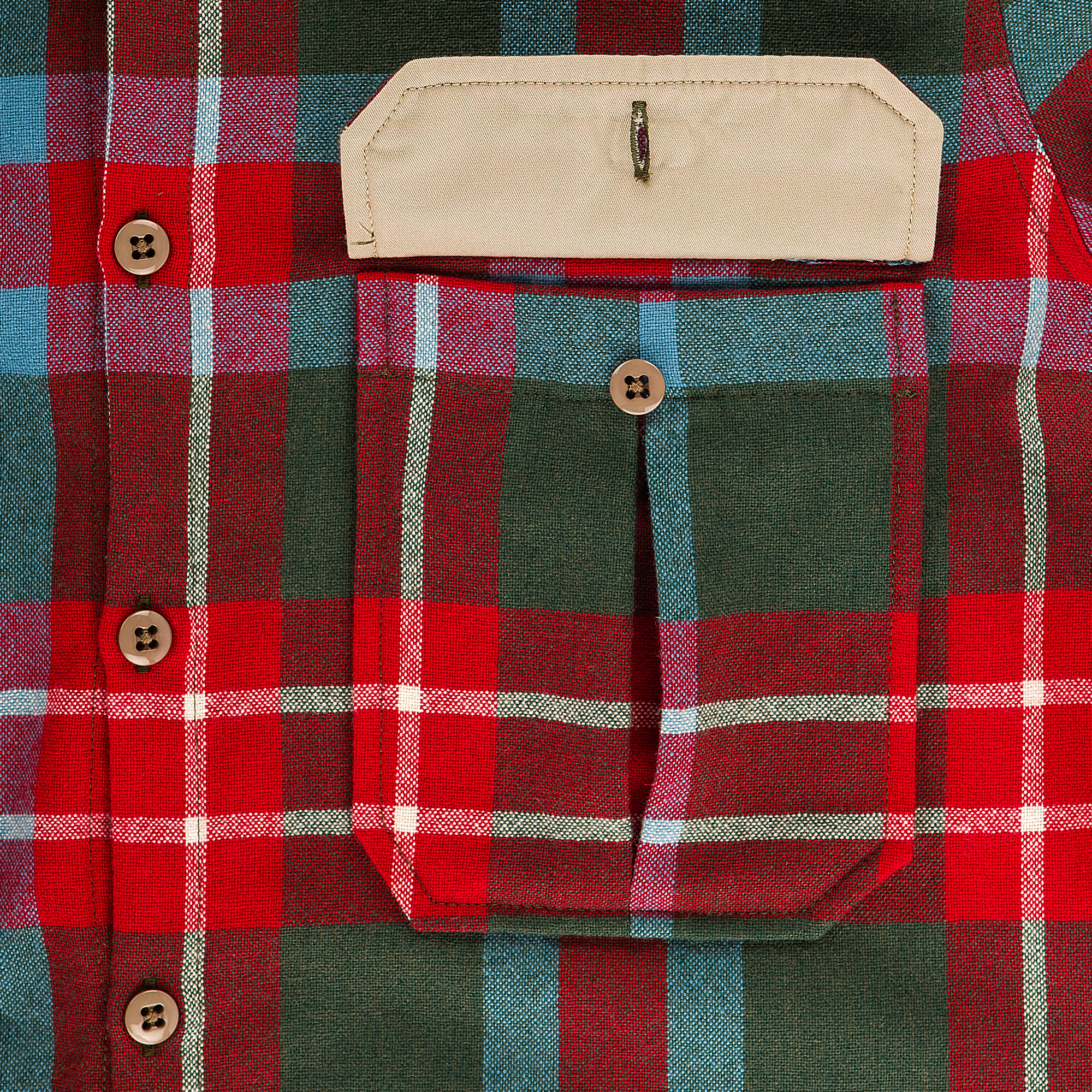トップス Ameri UND CHECK WOOL OVER SHIRT qWtV5HFKBY_woolrich-x-