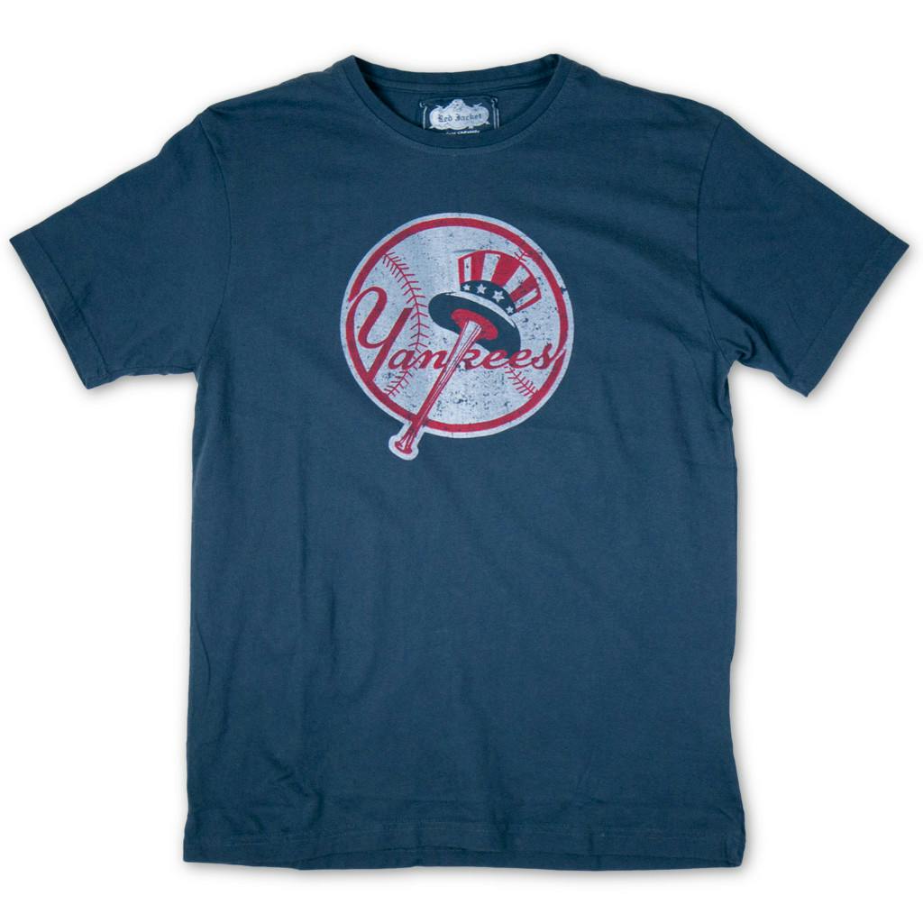 Red Jacket Yankees Tee - Blue, undefined