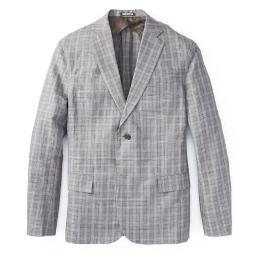 Todd Snyder Washed Cotton Linen Glenplaid Soft Shoulder Sport Coat