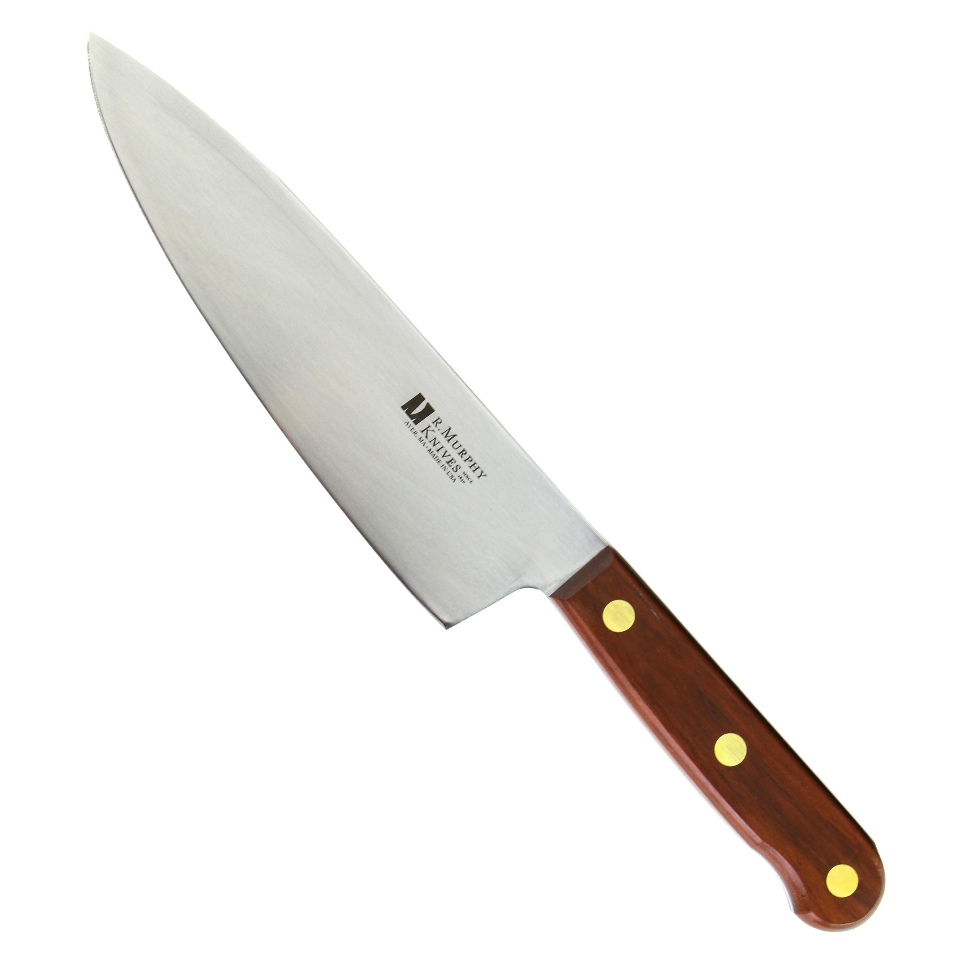 R. Murphy Chef's Knife 8 1095 Carbon Steel Blade, Honduran