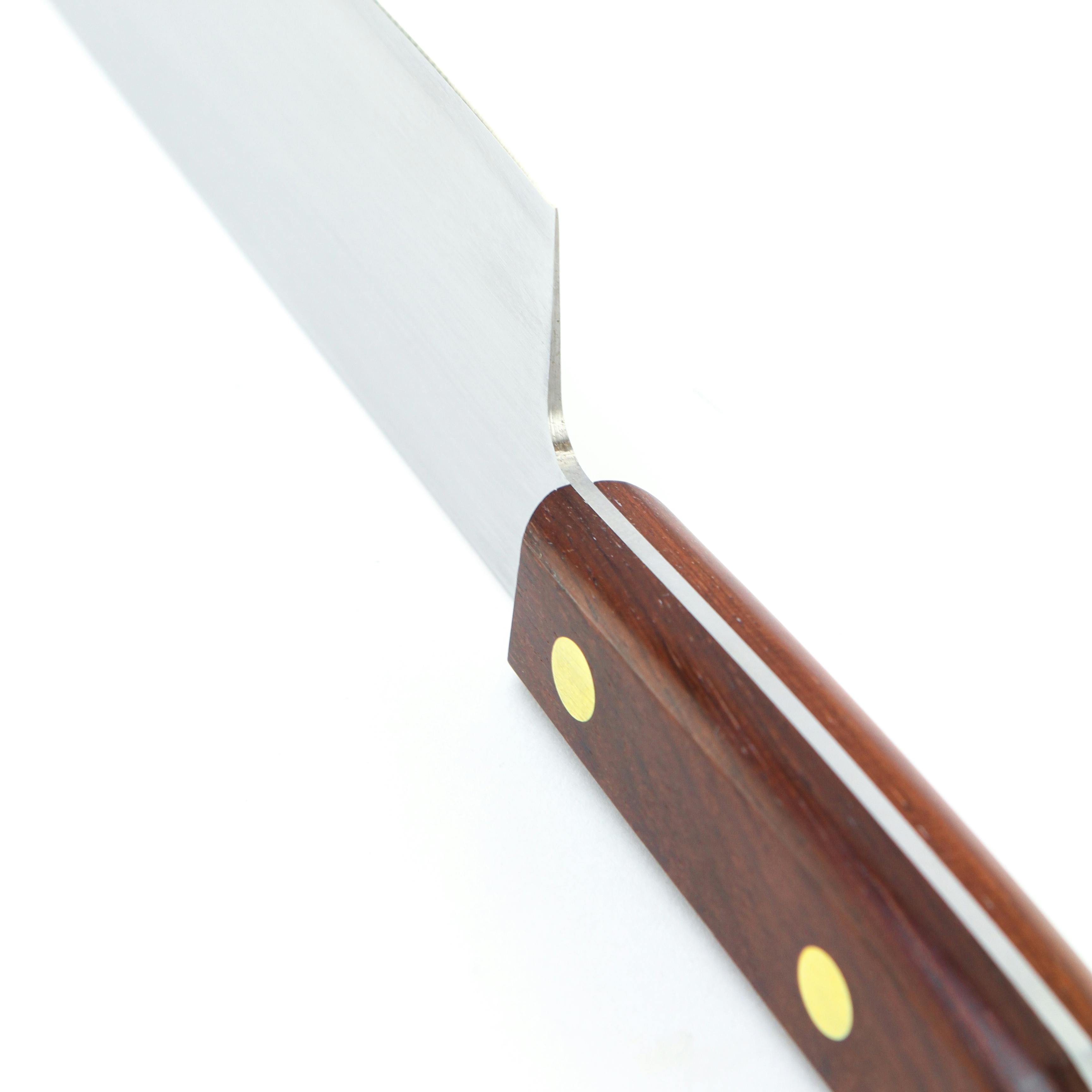 R. Murphy Chef's Knife 8 420HC Stainless Steel Blade, Bubinga Wood Handles  - KnifeCenter - CH8SIIBU - Discontinued