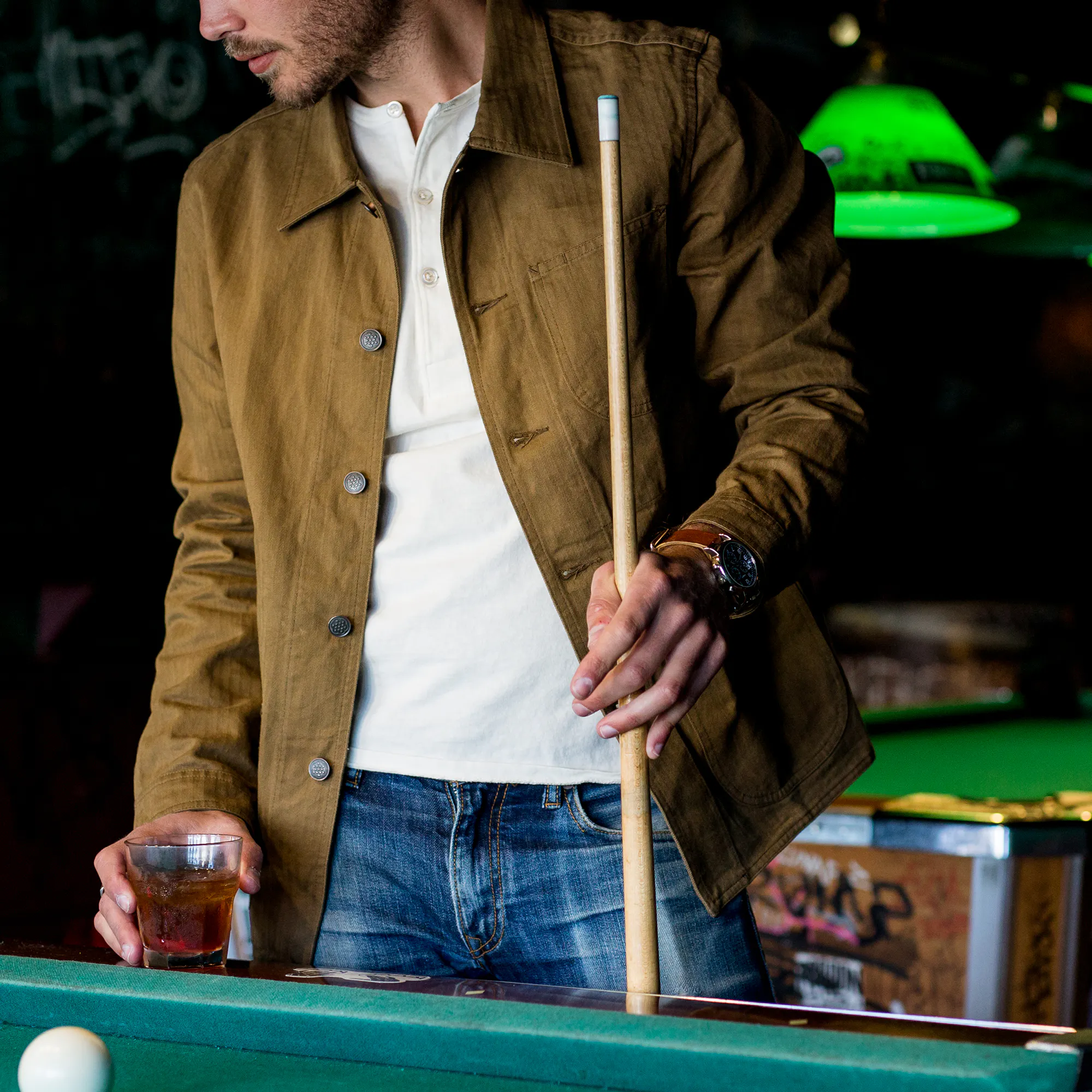 Knickerbocker MFG Service Chore Coat - Olive | undefined | Huckberry