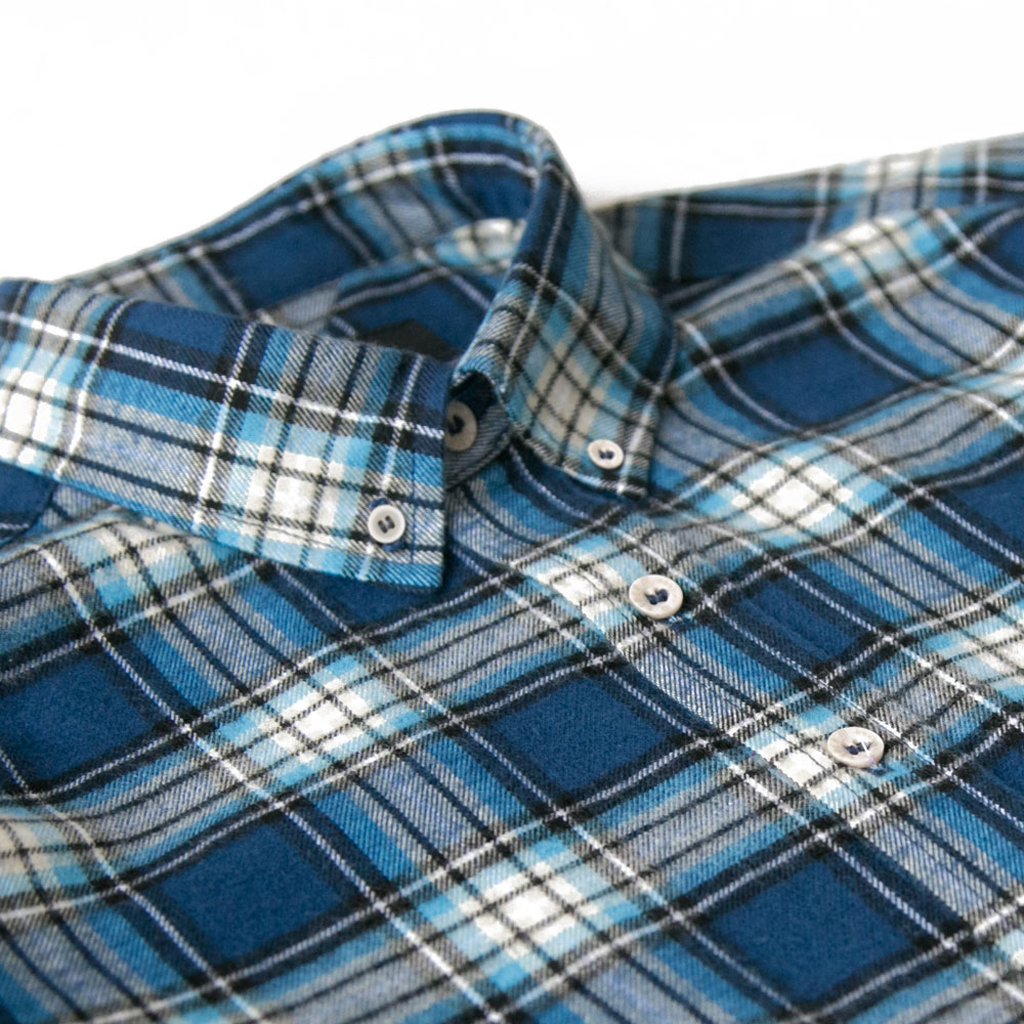 Stock Mfg Co. Clark Plaid Flannel - Blue Multi | undefined