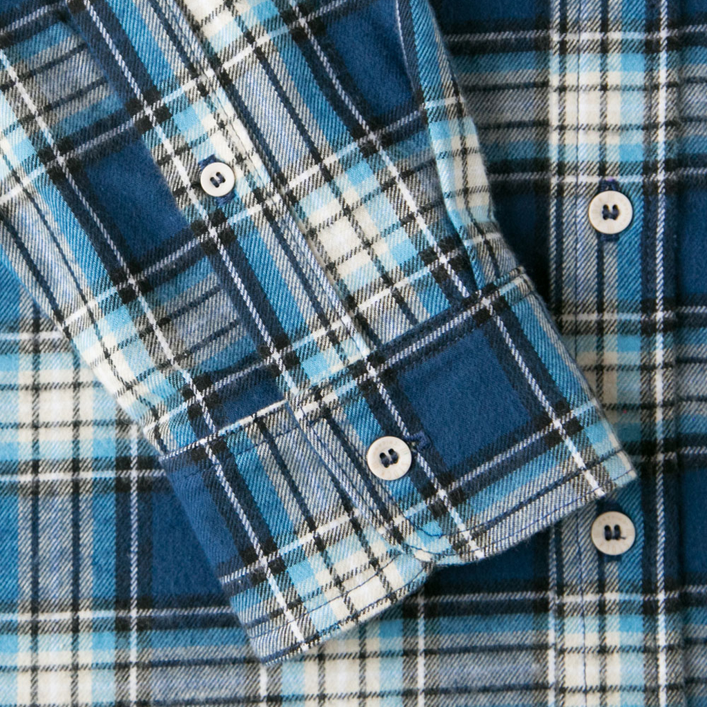 Stock Mfg Co. Clark Plaid Flannel - Blue Multi | undefined