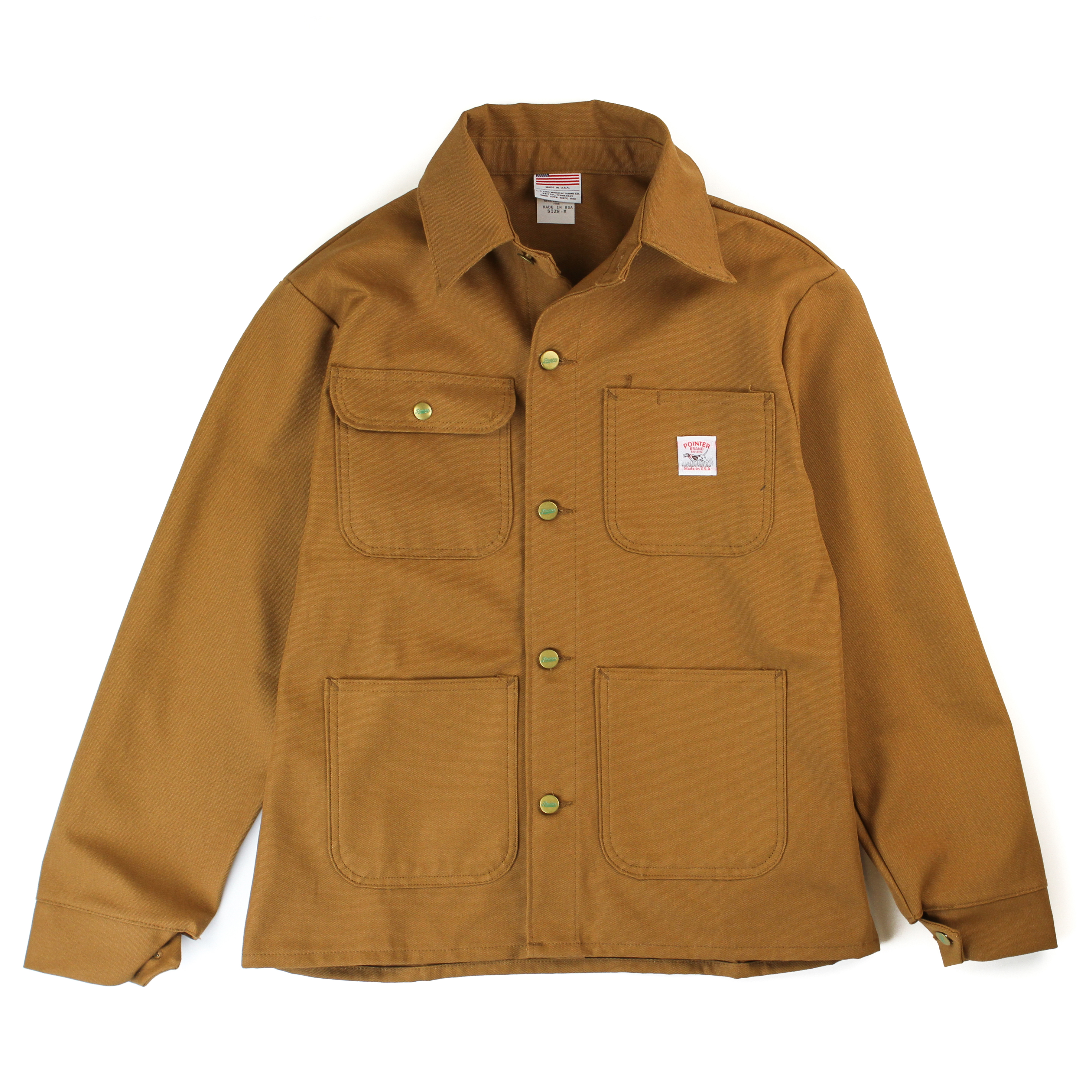 POINTER BARN COAT BROWN DUCK-Made in USA - カバーオール