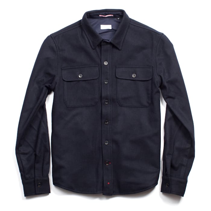 Apolis Melton Wool Cpo Jacket Huckberry