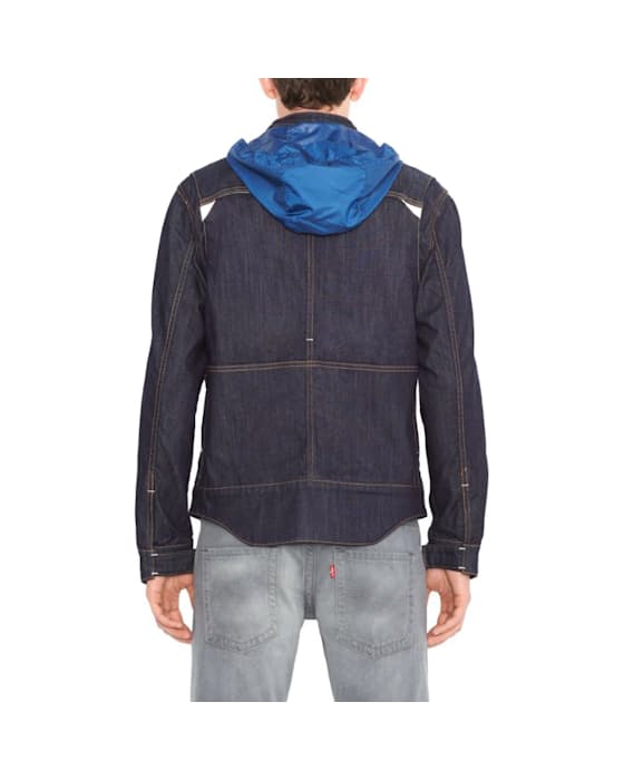 Levi's Commuter Hooded Trucker Jacket Indigo undefined Huckberry