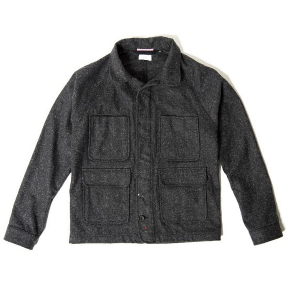 Wool Chore Jacket - Charcoal