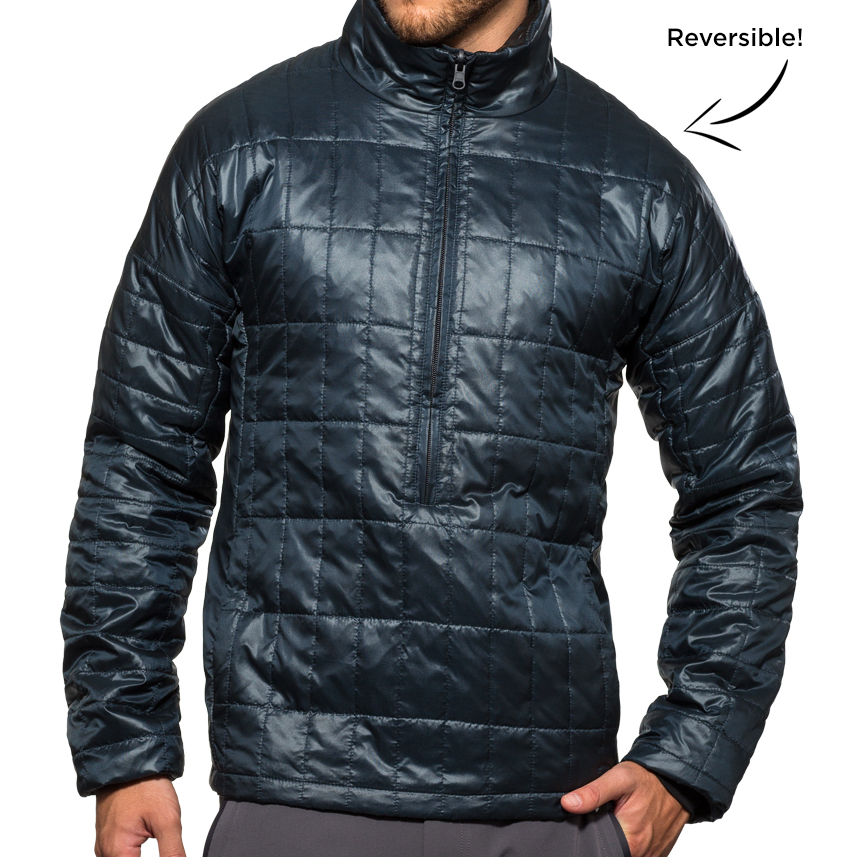 Cotopaxi Kusa Reversible Jacket (Half Zip) - Phanton/Raven