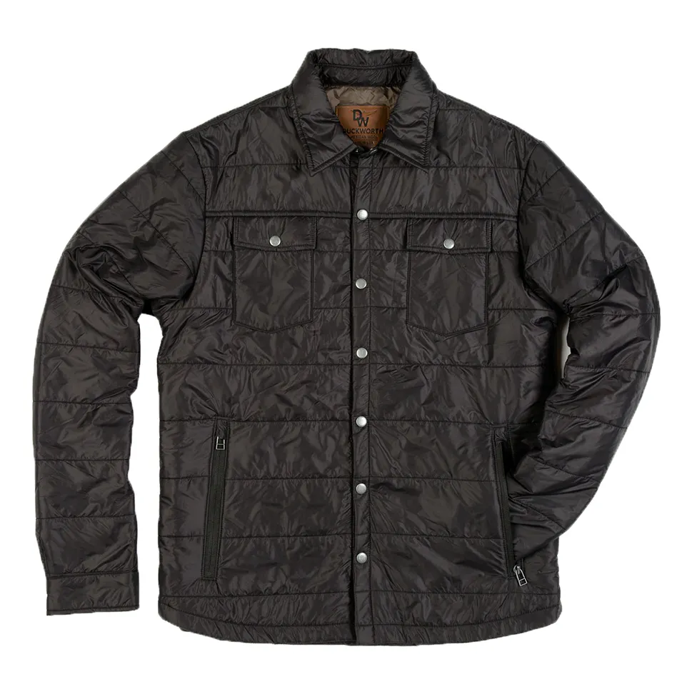 Duckworth WoolCloud Snap Shirt - Black | undefined | Huckberry