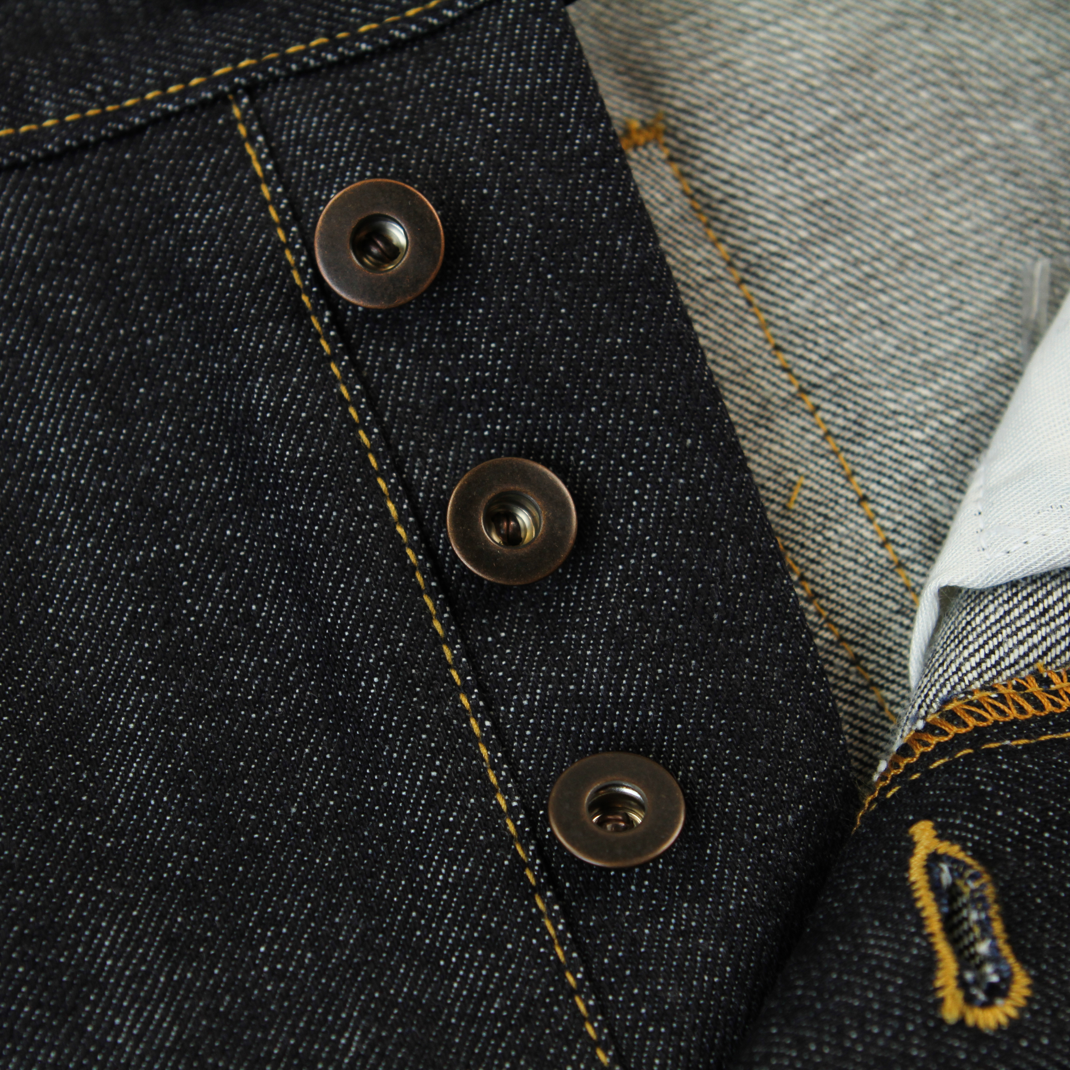 RPM WEST Japanese Slim Straight - 13.OZ Raw Denim - 13oz Indigo