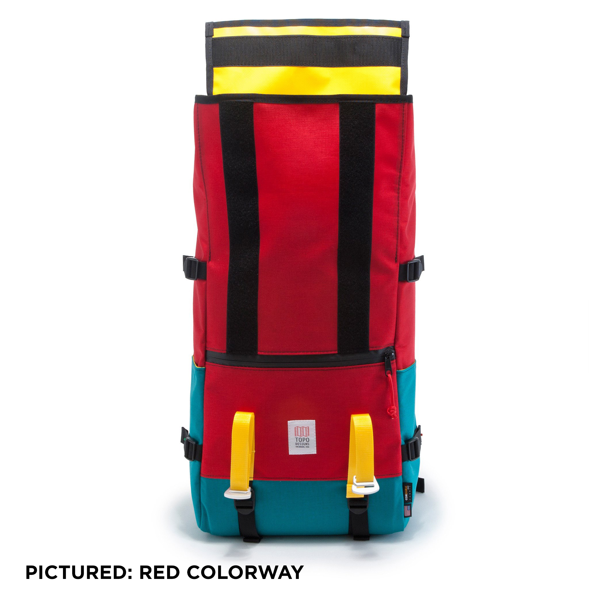 Topo Designs Flap Pack - Red | undefined | Huckberry