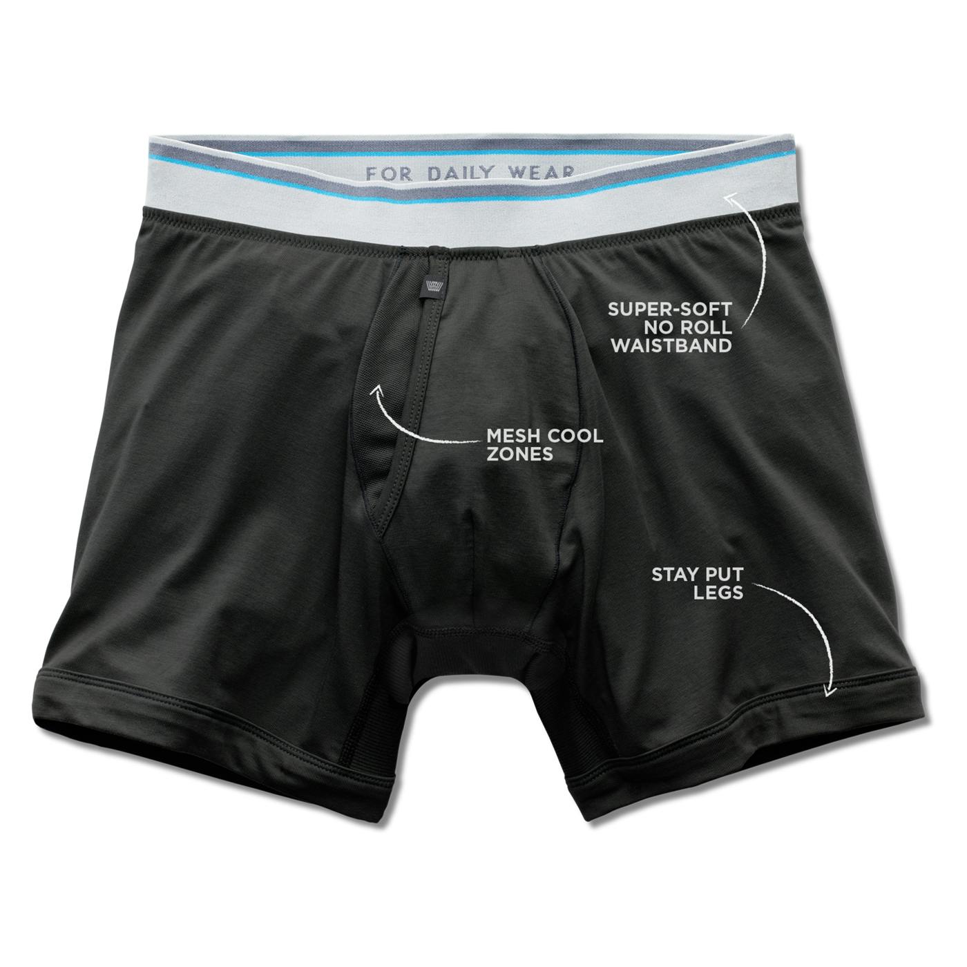 NWOT Black 18-Hour Boxer Brief from Mack Weldon, Size Small