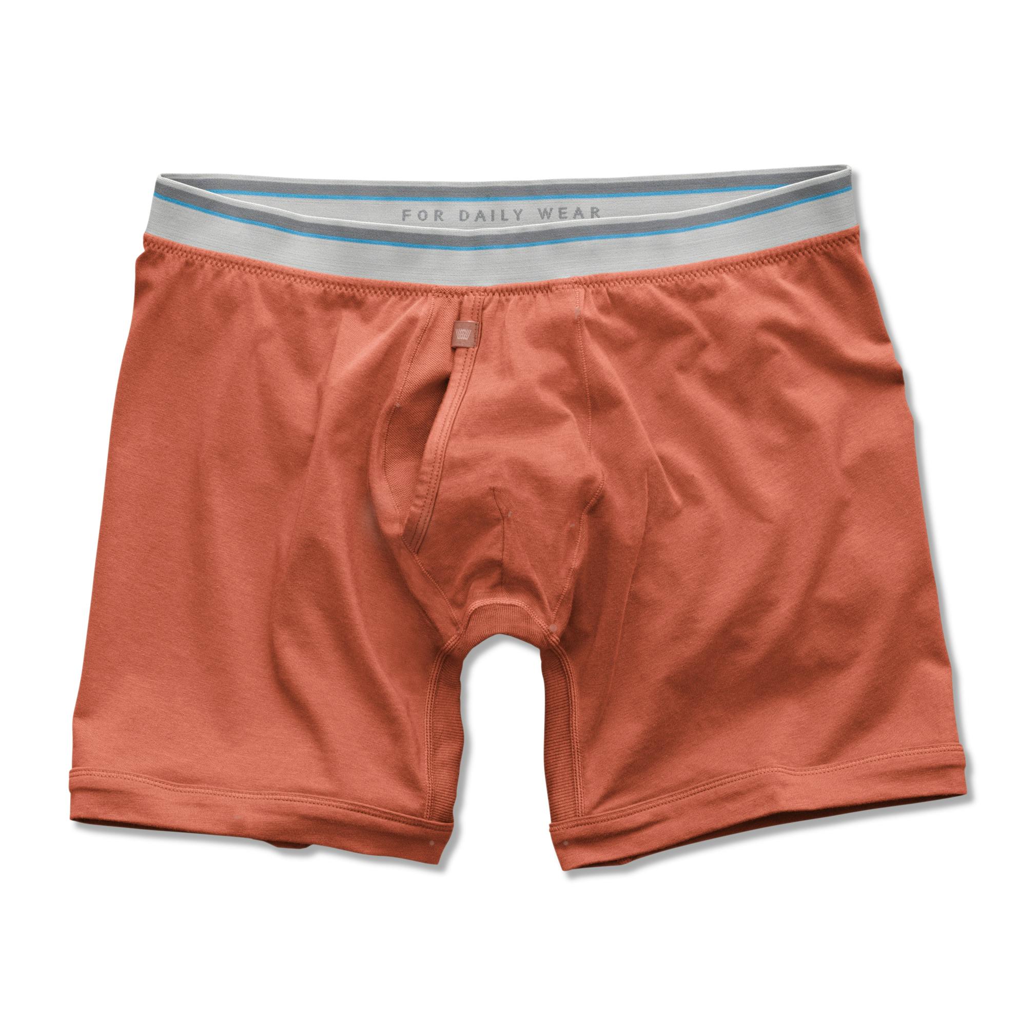 Mack Weldon Boxer Brief - Orange Rust, Underwear