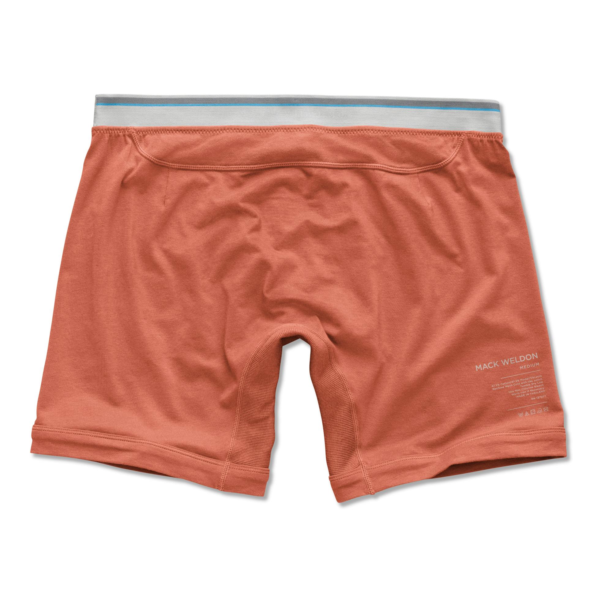 Mack Weldon Boxer Brief - Orange Rust, Underwear