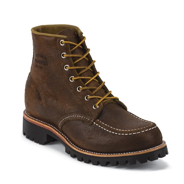 chippewa moc toe work boots