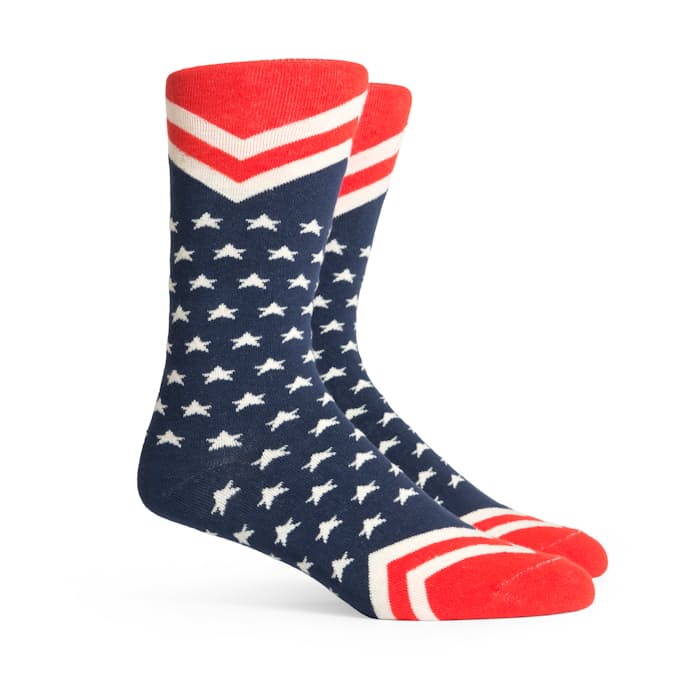 Richer Poorer Old Glory - Red White and Blue | Socks | Huckberry