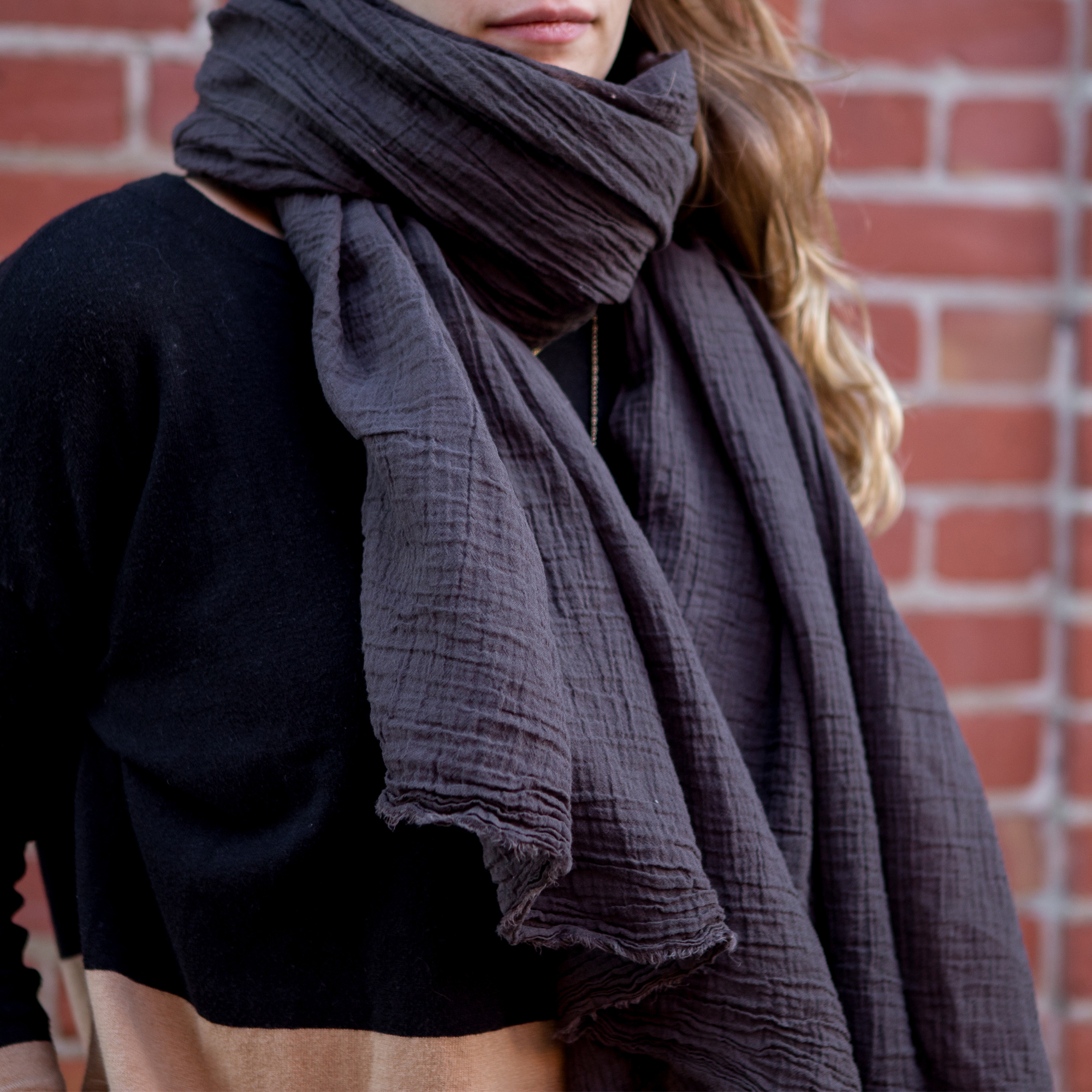 小物 22BXDT-AC01 WRAP / SCARF / COTTON 22AW Diamond Cotton Scarf - Ock Pop Tok