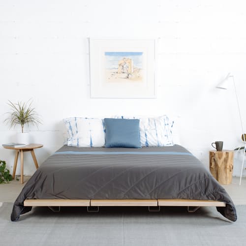 Floyd Platform Bed With Wood Panels King Huckberry