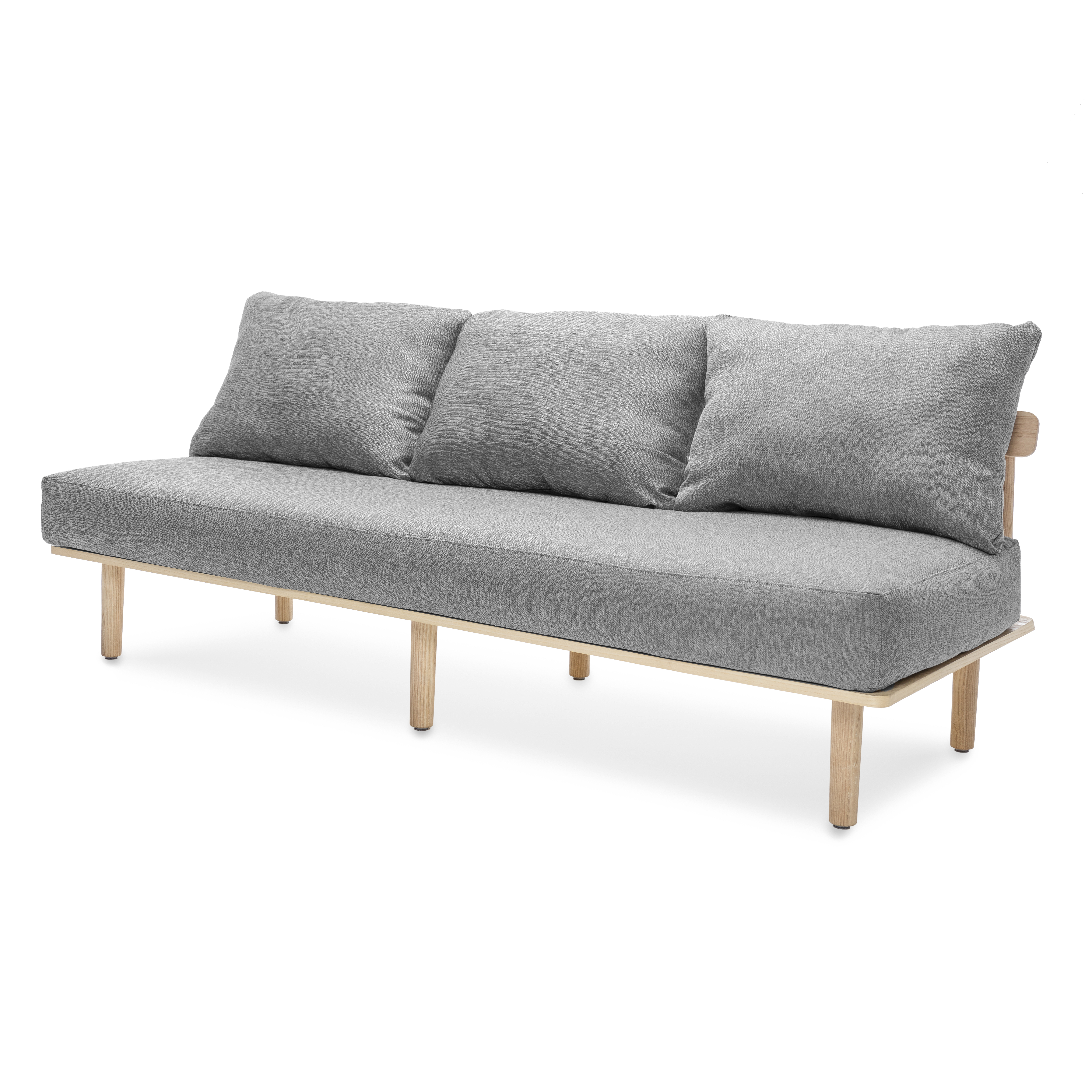 Greycork Felix Sofa Ash Wood + Grey Furniture Huckberry