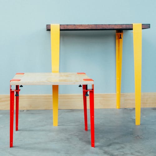 The Floyd Leg 16 Red Table Legs Huckberry