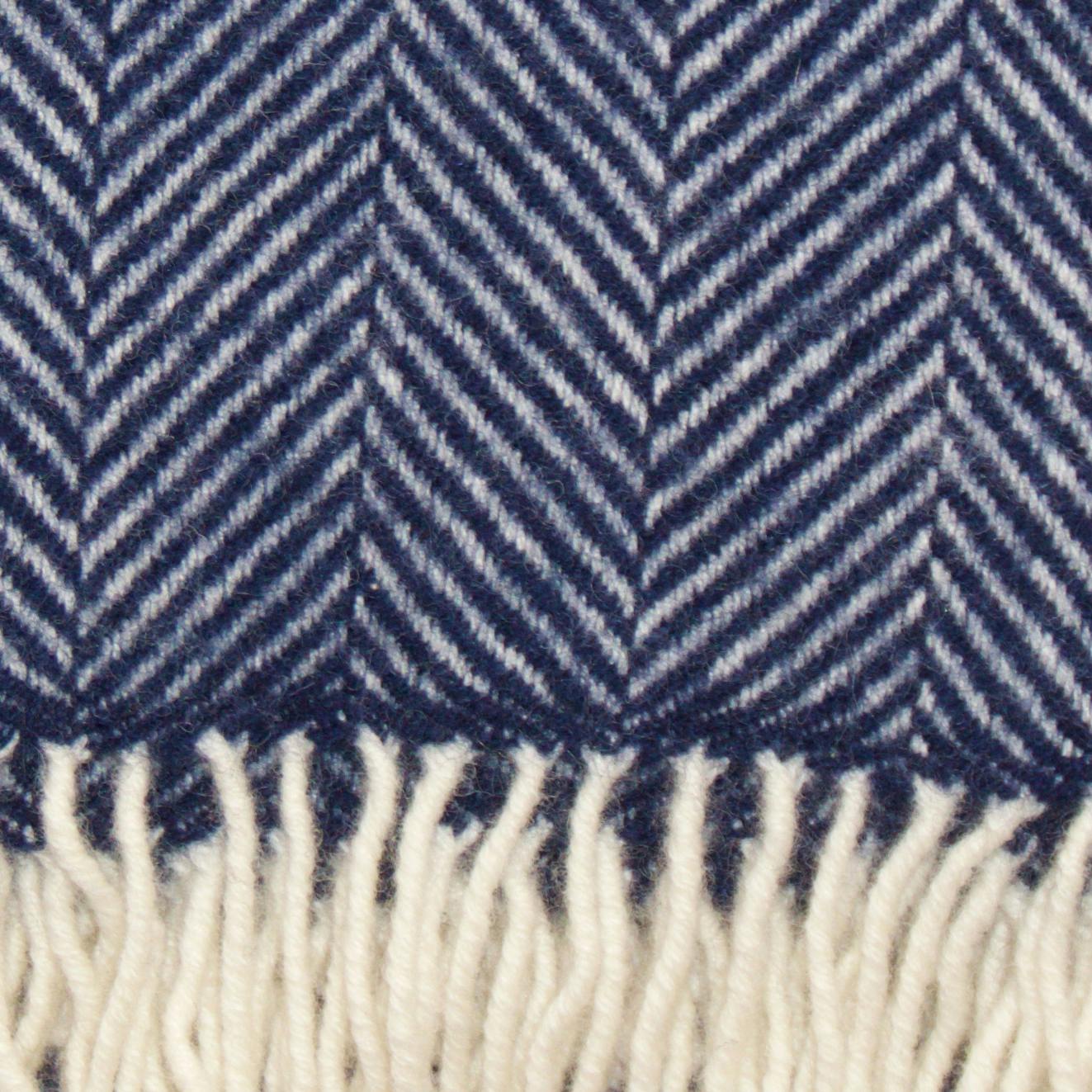Perf Herringbone Wool Blanket