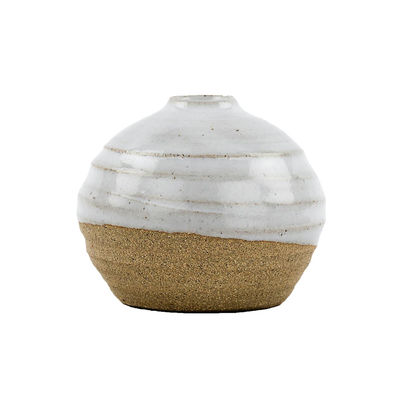 Farmhouse Pottery Cocoon Bud Vase