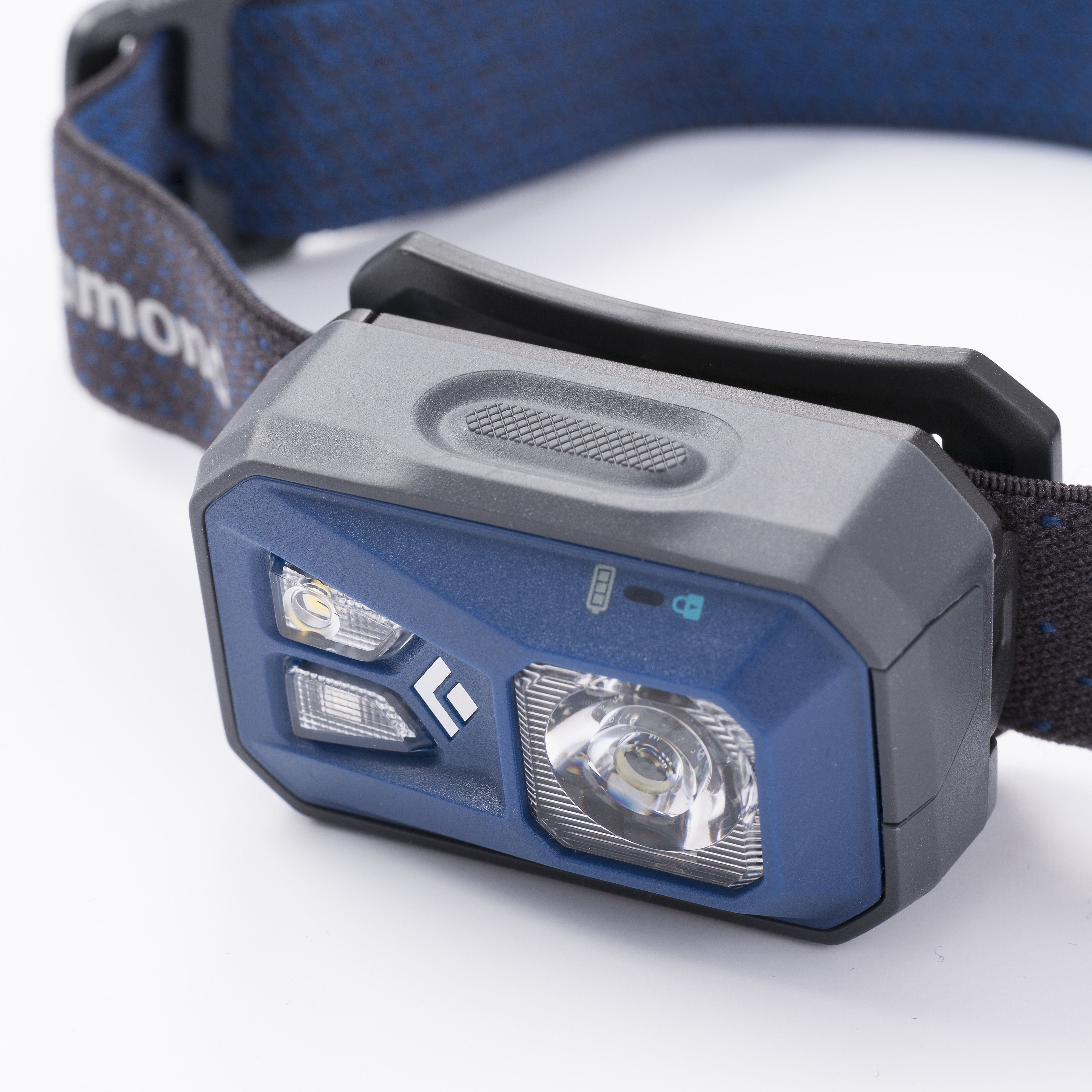 AAA Battery /& Rechargeable Black Diamond Revolt LED Headlamp 300 Lumens Blue