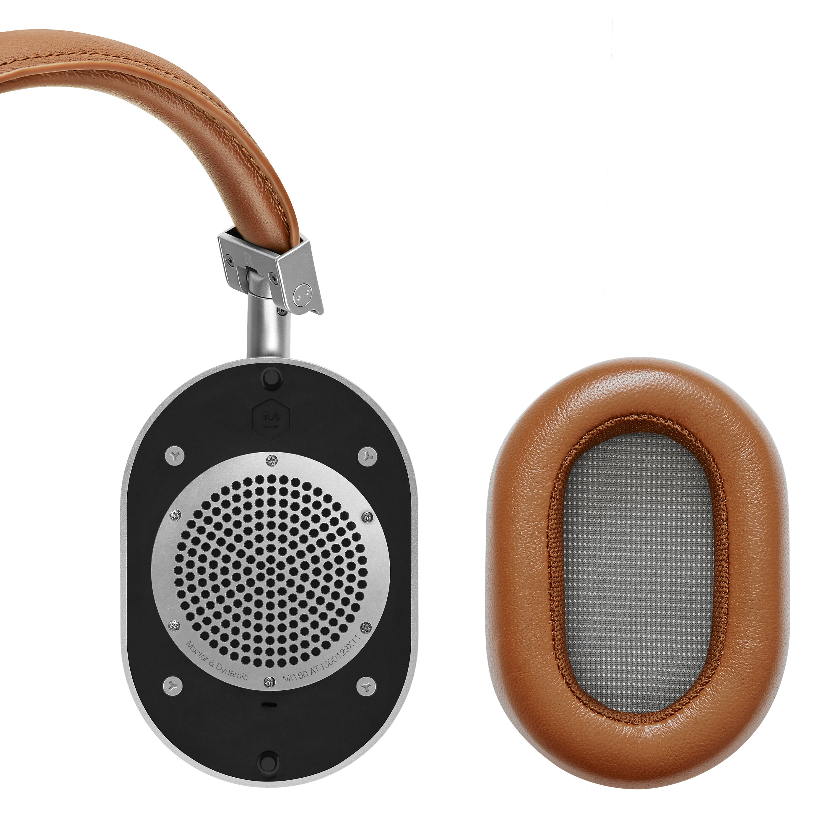 Master & Dynamic MW60 Wireless Over-Ear Headphones - Silver