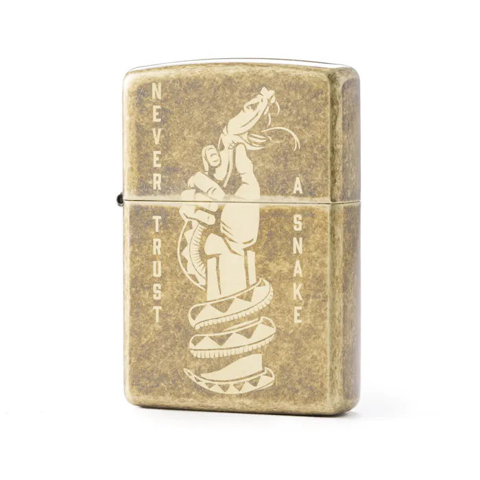 Zippo Never Trust A Snake Exclusive Zippo Lighter Huckberry