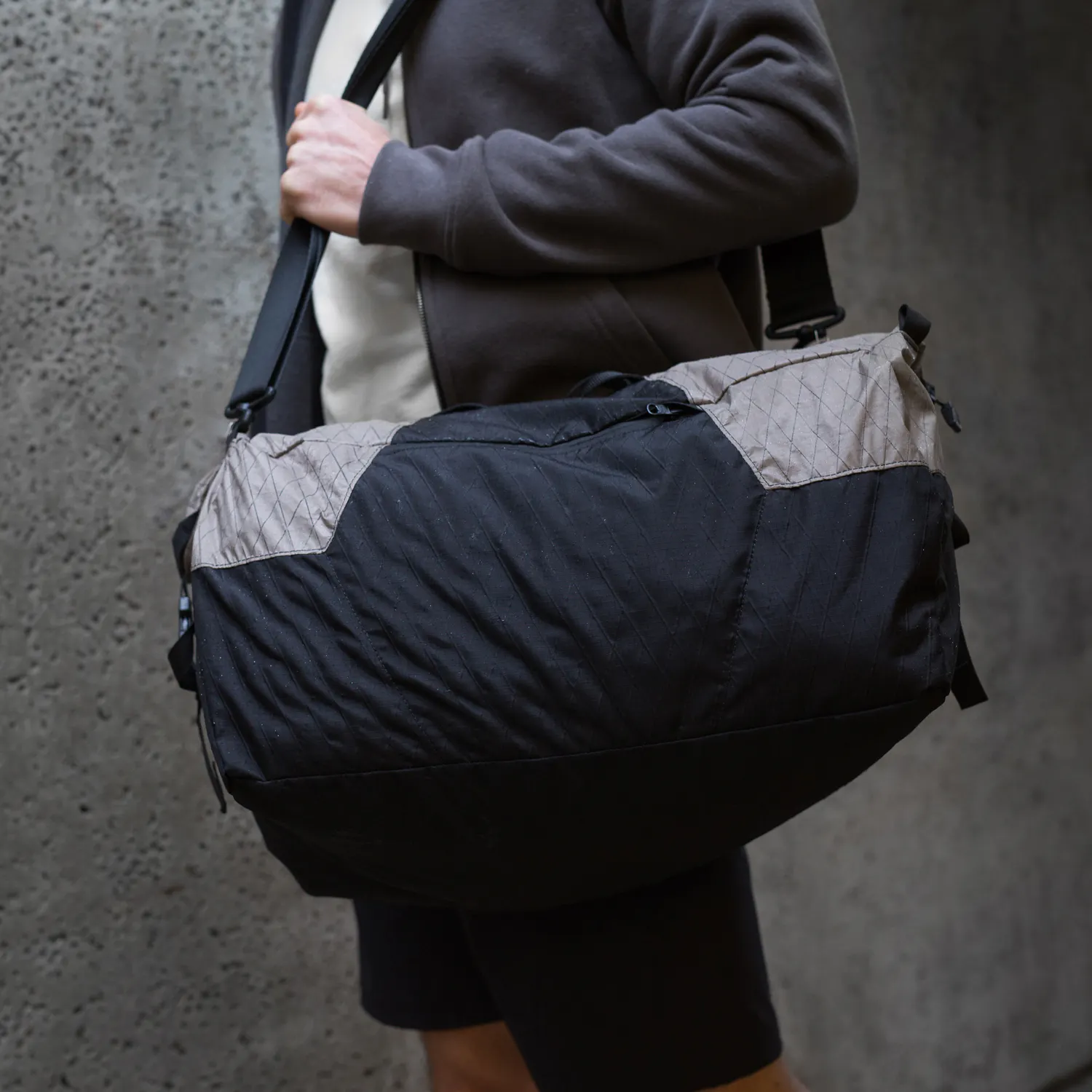 Triple Aught Design Azimuth Packable Duffel - 33L - Black/Brindle