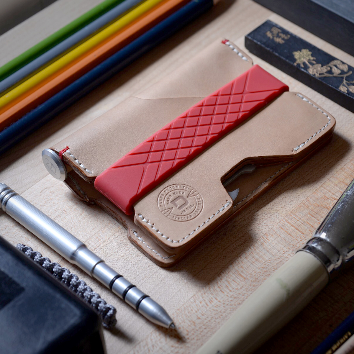 Dango Products P01 Pioneer Wallet & Dango Pen - Natural Veg