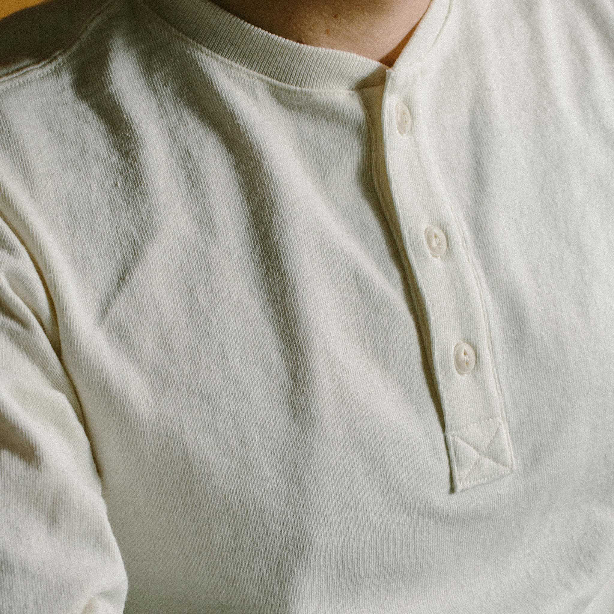 Taylor Stitch The Heavy Bag Henley Natural Henleys Huckberry