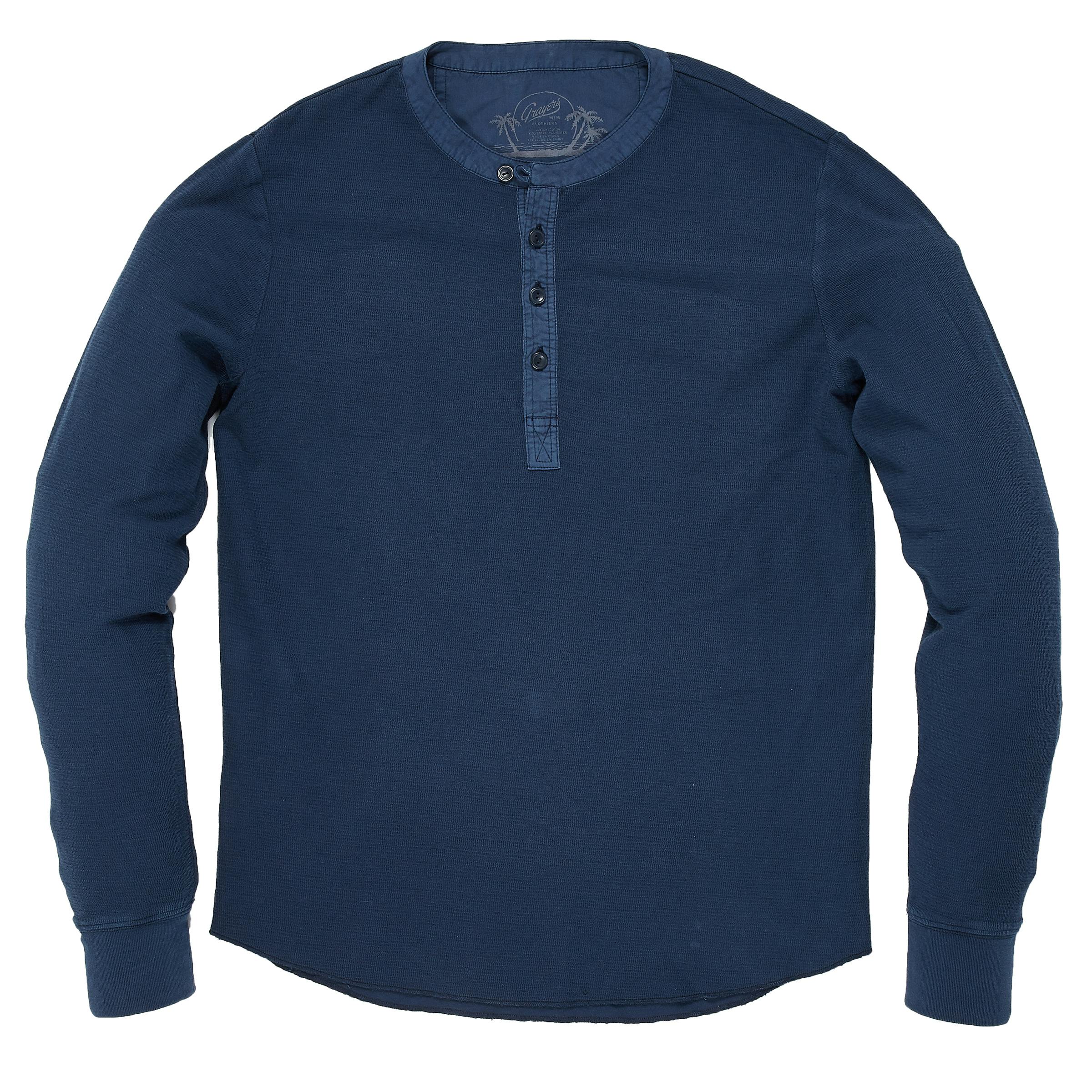 Grayers Campesina Double Cloth Thermal Henley