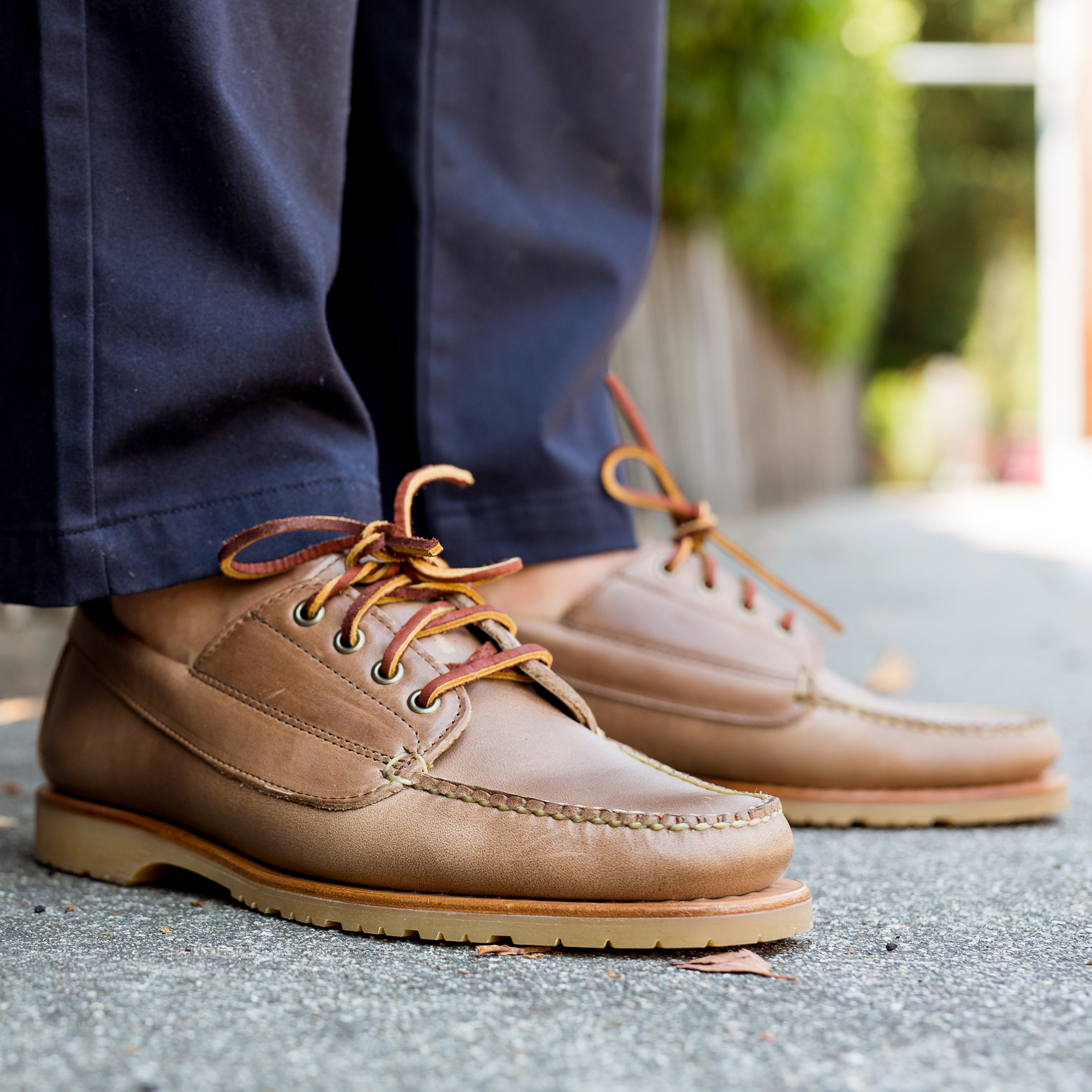 靴 RANCOURT Ranger Moc Baxter Ranger Moc - Natural | Rancourt & Co. | Men's Boots