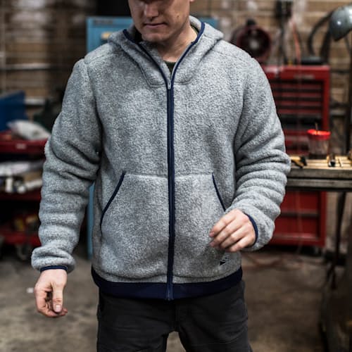 Edgevale Grizzly Fleece Hoody Huckberry
